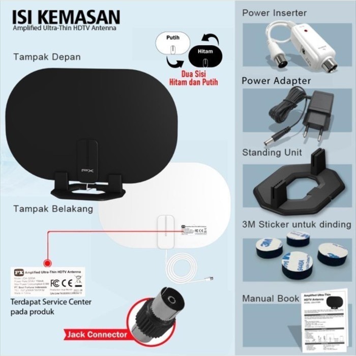 Best Antena Digital Px Uda3200 A / Px Uda 3200 Booster Indoor 100% Ori Gratis Ongkir