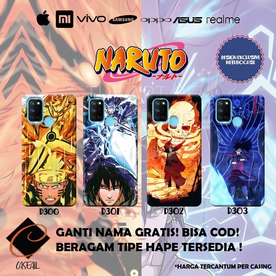 Casing Naruto itachi ( Semua Tipe HP )  Realme C17 C12 C15 Realme 7 7s 7i  Vivo Y20 Y20S Y20i a33