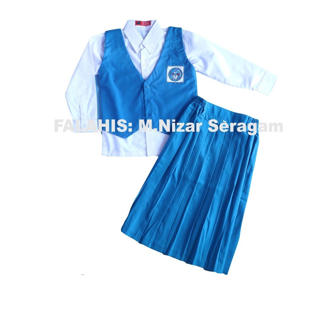 [SVT COLLECTIONS] Seragam TK Nasional Biru Panjang Muslim