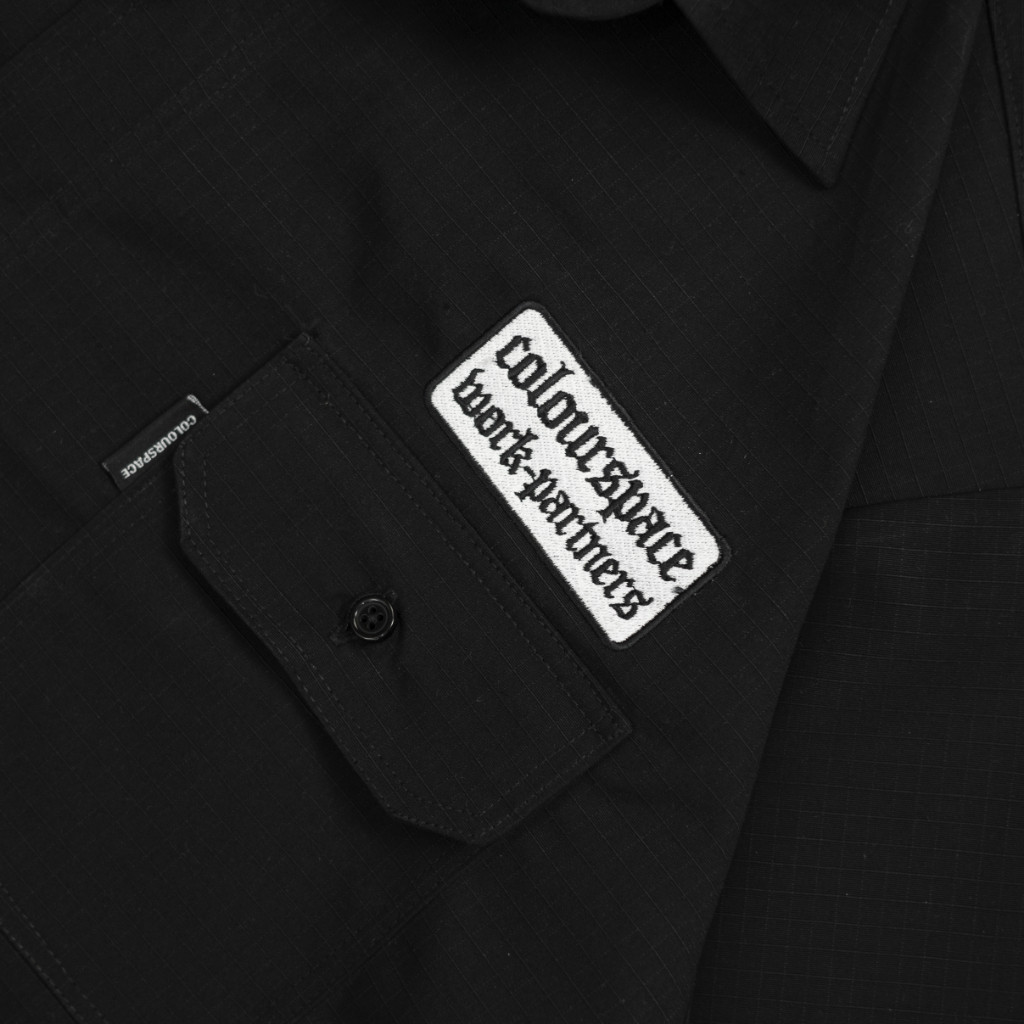 [HIGH QUALITY COLLECTIONS] Workshirt Colourspace - Steeve - Black