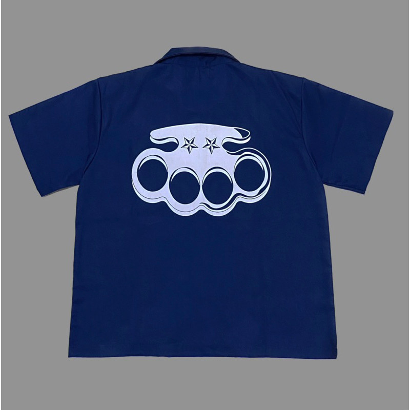 [HIGH QUALITY COLLECTIONS] RICHARLEY BRASS KNUCKLE CROP FIT WORKSHIRT