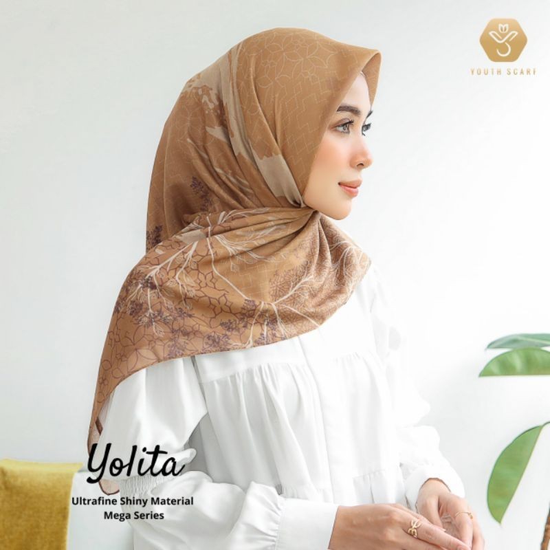 [SVT COLLECTIONS] Youthscarf - ( MEGA SERIES) - Hijab printing - Hijab segiempat voal - Voal