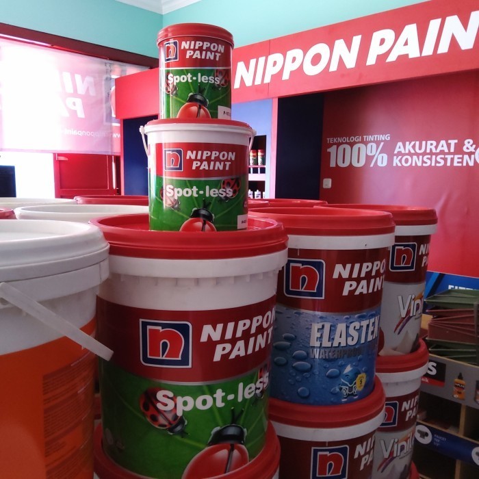 CAT TEMBOK SPOTLESS ANTI NODA DARI NIPPON PAINT 1KG 4KG 20KG