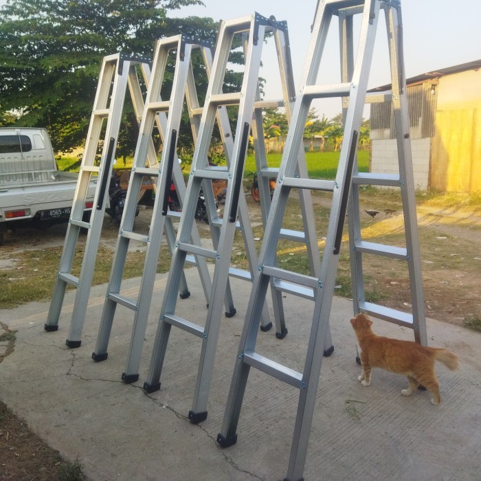 TANGGA LIPAT BAJA RINGAN 2 METER JUMBO BERKUALITAS