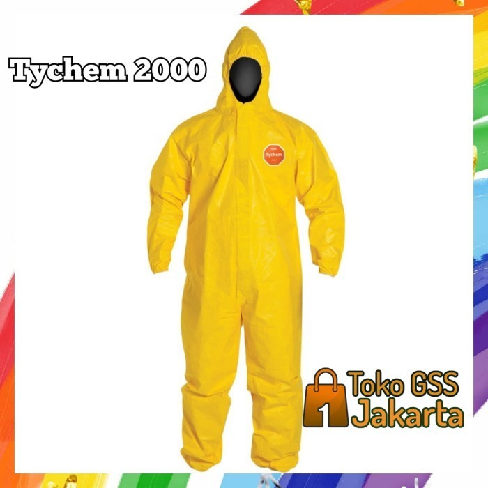 DUPONT COVERALL TYCHEM C 2000 CHEMICAL SUIT