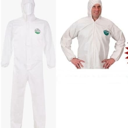 SAFETY COVERALL PUTIH,WEARPACK,LAKELAND,BAJU PELINDUNG KIMIA