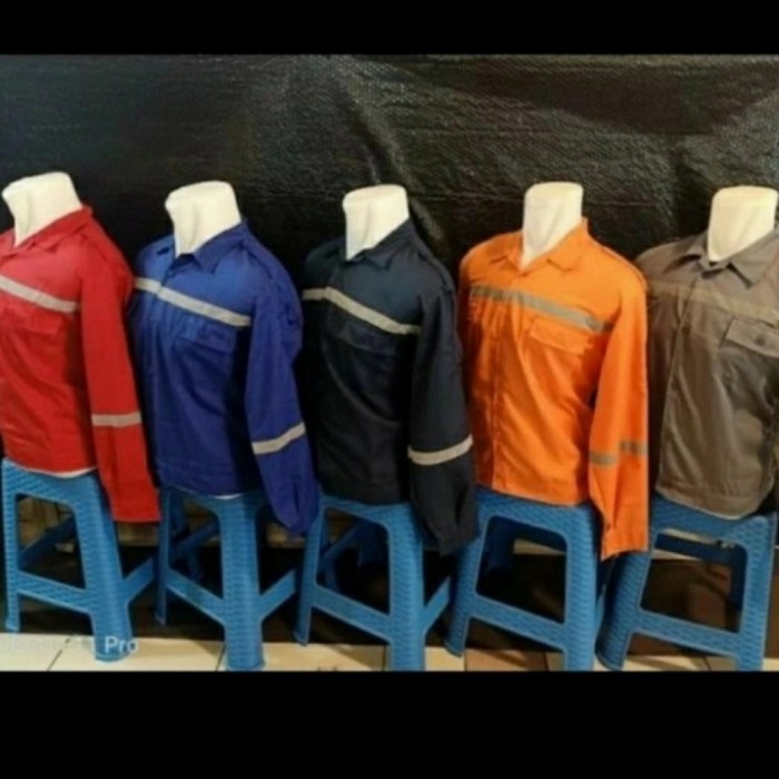 BAJU SAFETY / SERAGAM KERJA LENGAN PANJANG