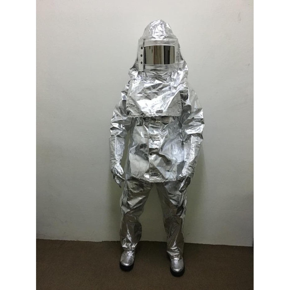 BAJU ALUMINIUM PEMADAM SUIT TAHAN PANAS