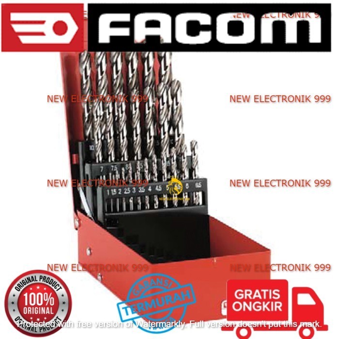 FACOM TWIST DRILL SET 222A.TJ19 10000883