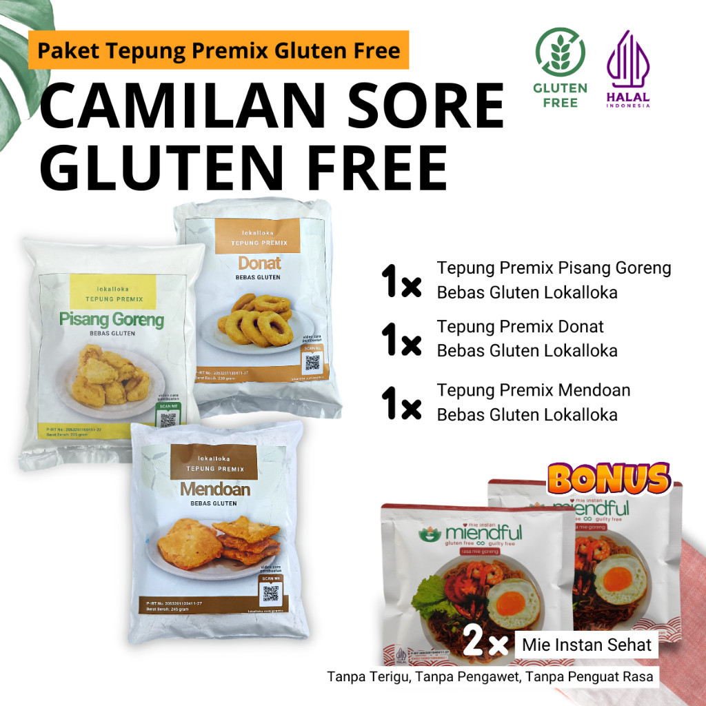 

Tepung Bebas Gluten Lokalloka Prex Calan Sore