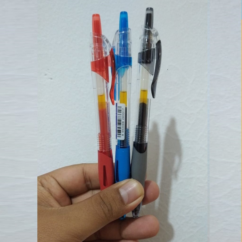 

PEN GEL JOYKO GP-265 HITAM BIRU MERAH GEL 0.5 MM PENA JOYKO PULPEN PENA PER PCS