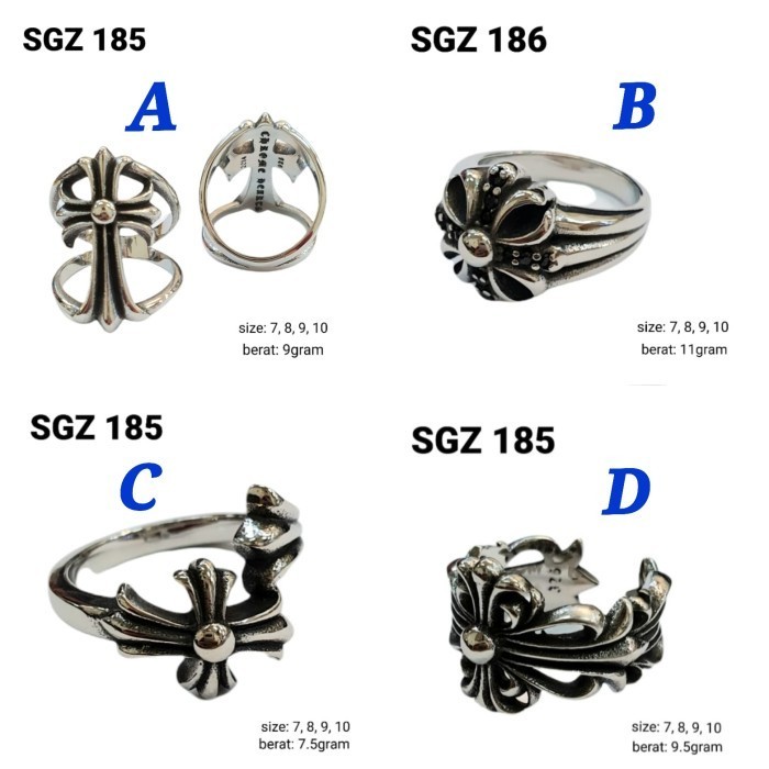 Chrome Hearts Ring (Titanium)