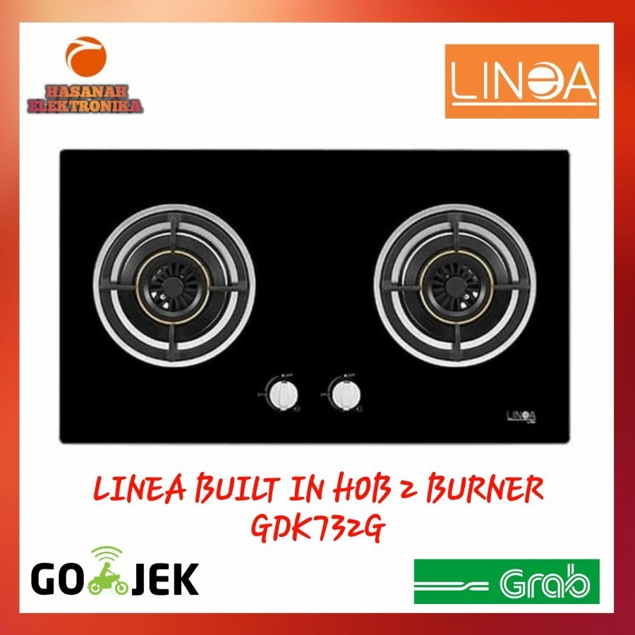 LINEA KOMPOR TANAH BUILT IN HOB 2 BURNER GDK732G