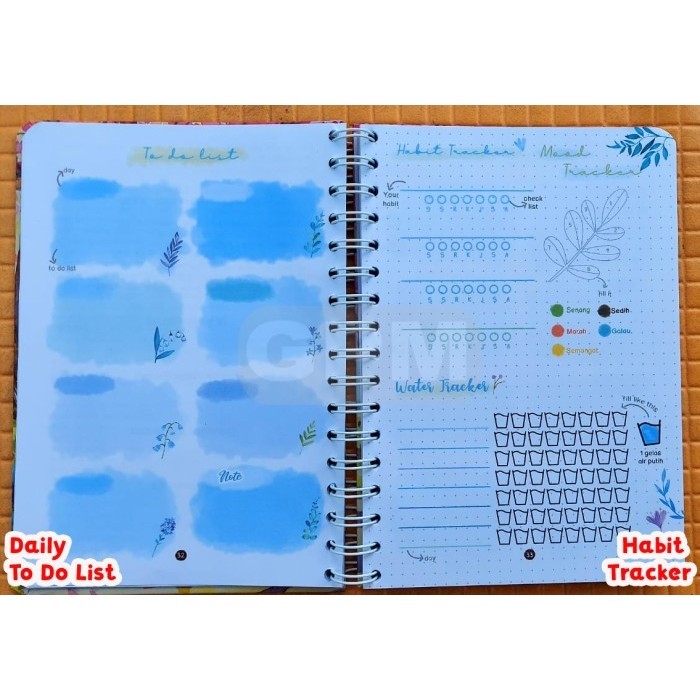 

BARANG TERLARIS Buku Agenda Muslimah Twin Planner 2.0 Beli 1 Dapat 5