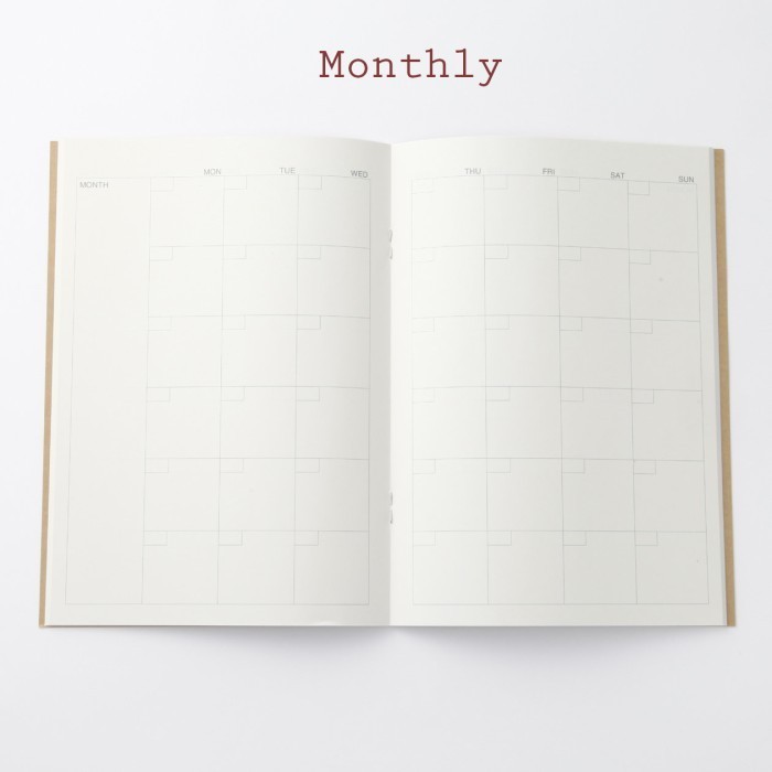 

BARANG TERLARIS MUJI - Monthly / Weekly Notebook A5 - Planner - Agenda