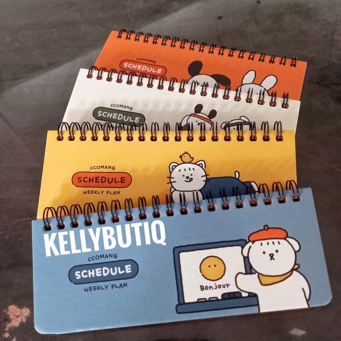 

BARANG TERLARIS Mini Schedule Weekly Planner Notebook Buku Tulis Jadwal Travel Size