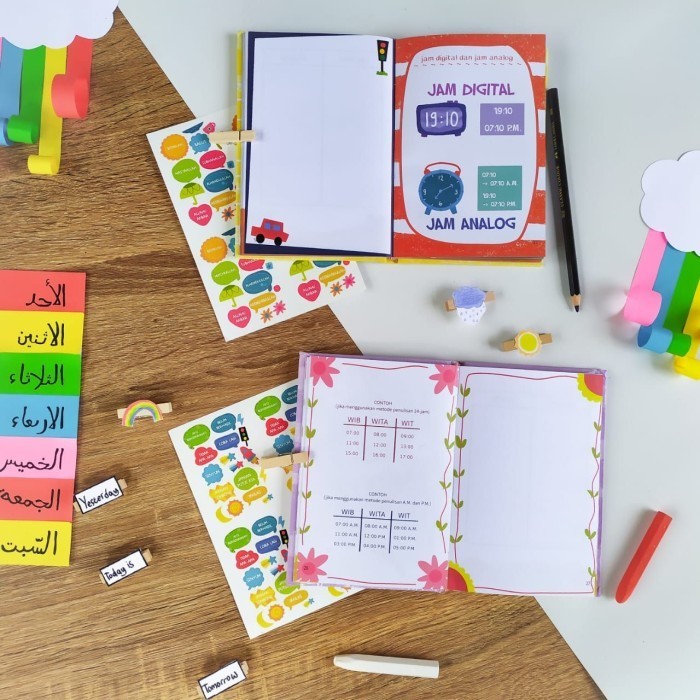 

BARANG TERLARIS Buku Agendaku Agenda Anak Muslim Tips Nasihat Islami Bonus Stiker