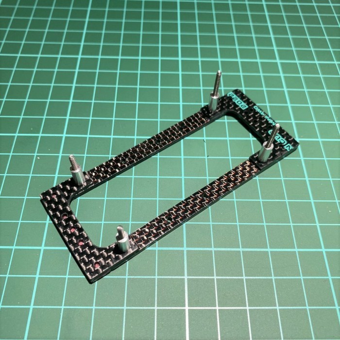 FLASH SALE TAMIYA STO SISTEM UNDERPLATE BAJANGAN 2MM RED LAME CHASSIS MS SUSPENSI TERBARU