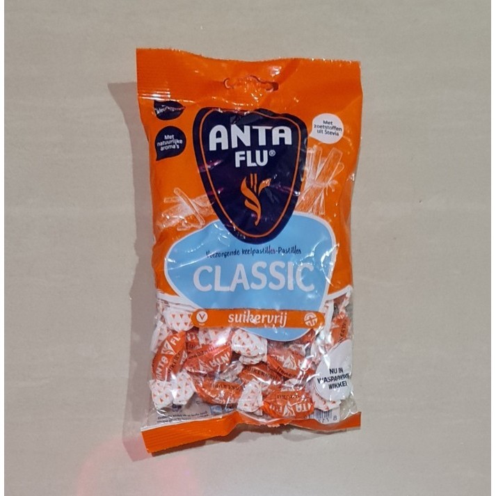 

Permen Anta Flu Classic Menthol Pastilles Sugar Free 120 Gram