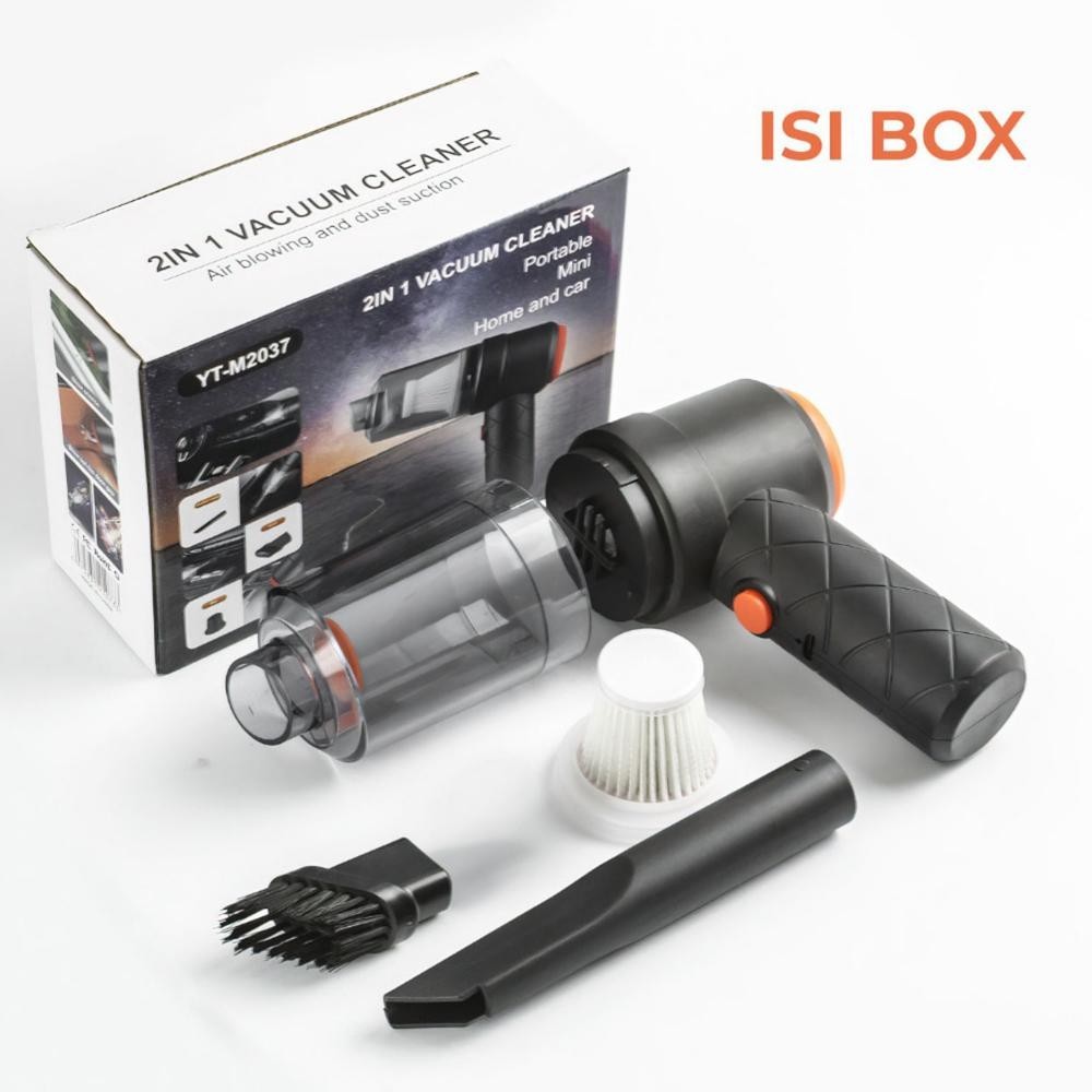 Terbaik Vacum Cleaner 2 In 1 Penyedot Dan Peniup Debu Mini Portable Mesin Vacum Penyedot Debu Mobil,