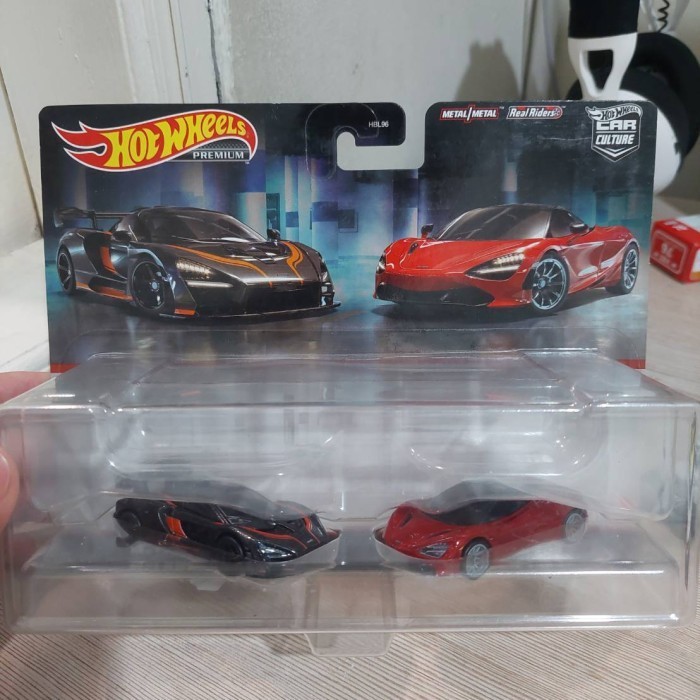 HOT SALE HOT WHEELS PREMIUM MCLAREN SENNA AND MCLAREN 720S TERBARU