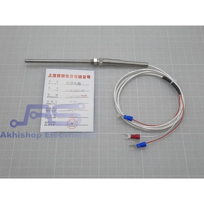 *:*:*:*:*] WZP-187 JUMO Temperature Sensor Probe PT-100 PT100 Class A German Chip