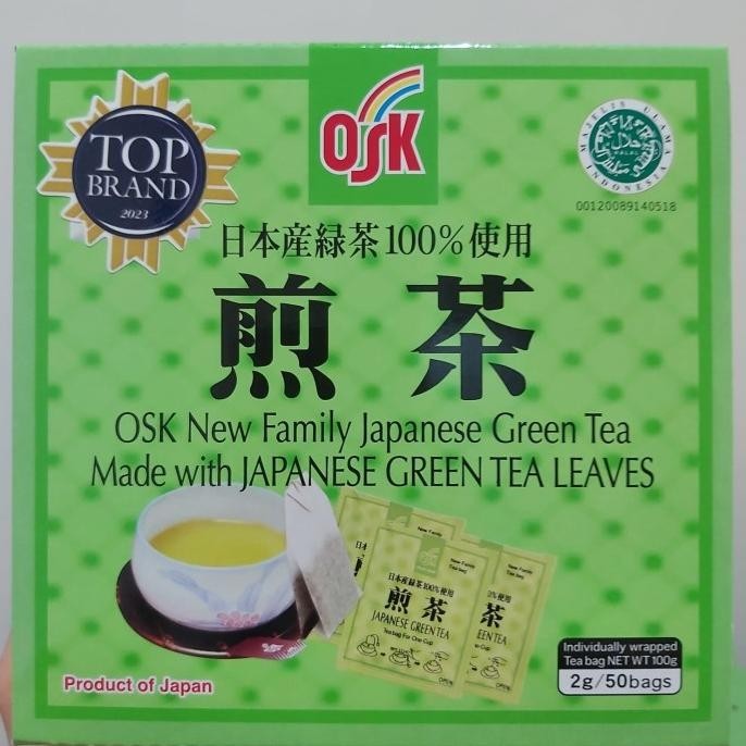 

OSK Japanese Green Tea / Teh Hijau jepang Asli 1 Box 50sachet BS09