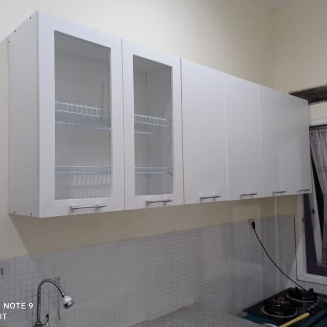 Rak Piring Besi Lemari Gantung Dapur Kitchen Set Atas Serbaguna 104