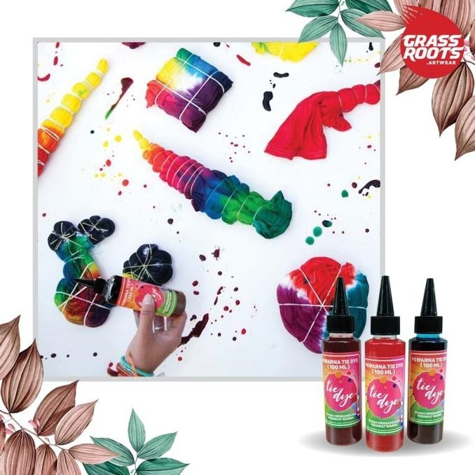 

Tie Dye Kit / Pewarna Tie Dye Paket / Pewarna 100 ml cair