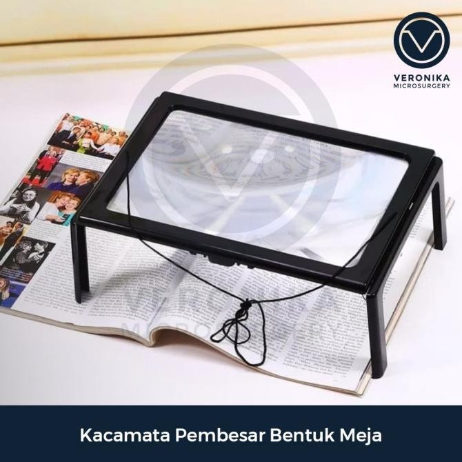 

Kaca Pembesar Meja Low Vision Dengan Lampu Led Original