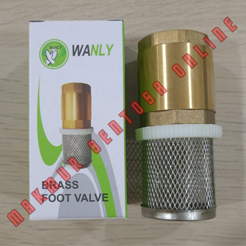 Foot Klep / Tosen Klep KUNINGAN 3/4" Inch / Saringan Pipa Pompa Air