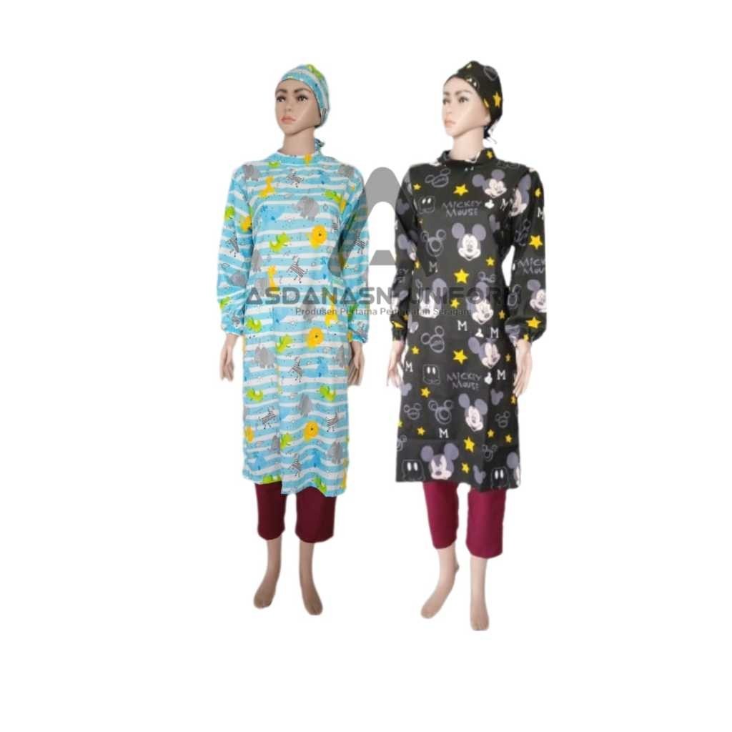 [FRESH STYLE] GET IT NOW!! Surgical Gown Motif, Gown Motif, Scrubs motif / APD motif, murah dan lucu