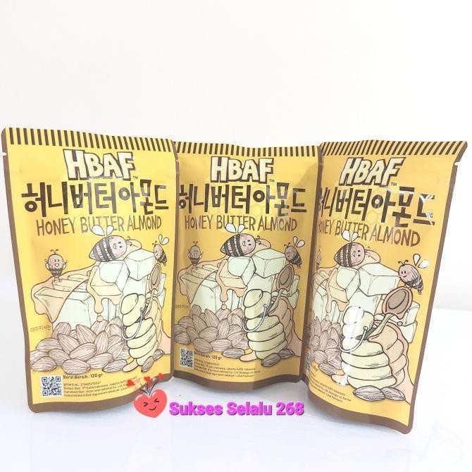 

Ready Hbaf Toms Honey Butter Almond 120 Gr ( Snack Kacang Korea ) Stok Terbatas