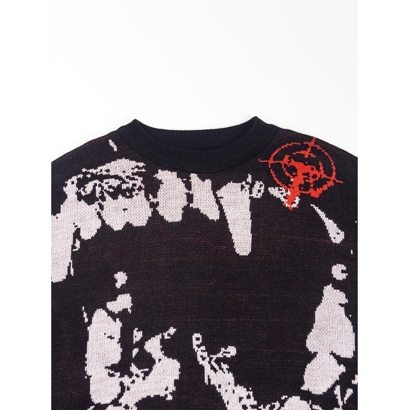 [HEAT IT UP] THE NEWEST Easthood Fangs Sweater Crewneck Rajut Hitam