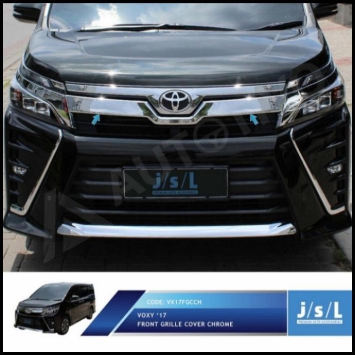 TERMURAH LIST GRILL DEPAN VOXY FRONT GRILL COVER CHROME 