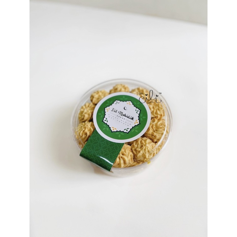 

((((()paling dicari] (SIF062) stiker lebaran lucu untuk toples 250gr/350 (uk 7x14cm)