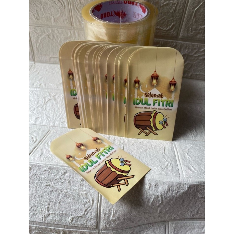 

50 Pcs Ampau / Amplop Lebaran Masjid Medium - Bedug Merah