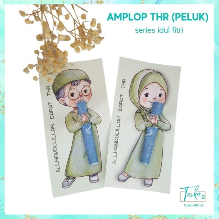 

Idul Fitri!!Amplop Peluk I Angpau Thr Lebaran Isi 10