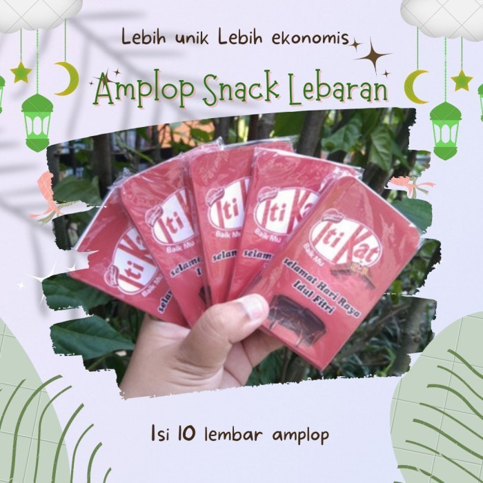 

Amplop Lebaran Snack Kitkatt Isi 10 Lembar