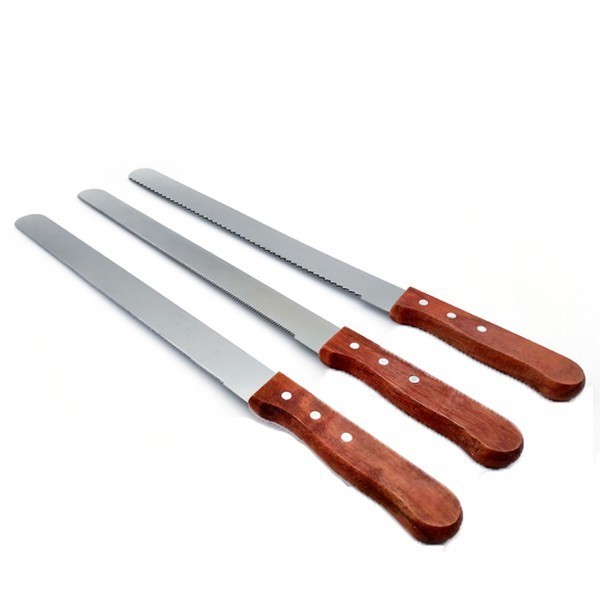 

Yuk - Pisau Roti Kue Keju Panjang Bahan Stainless Steel Cake