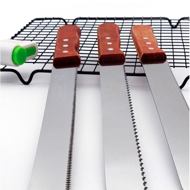 

L House - Pisau Roti Kue Keju Panjang Bahan Stainless Steel Cake Knife