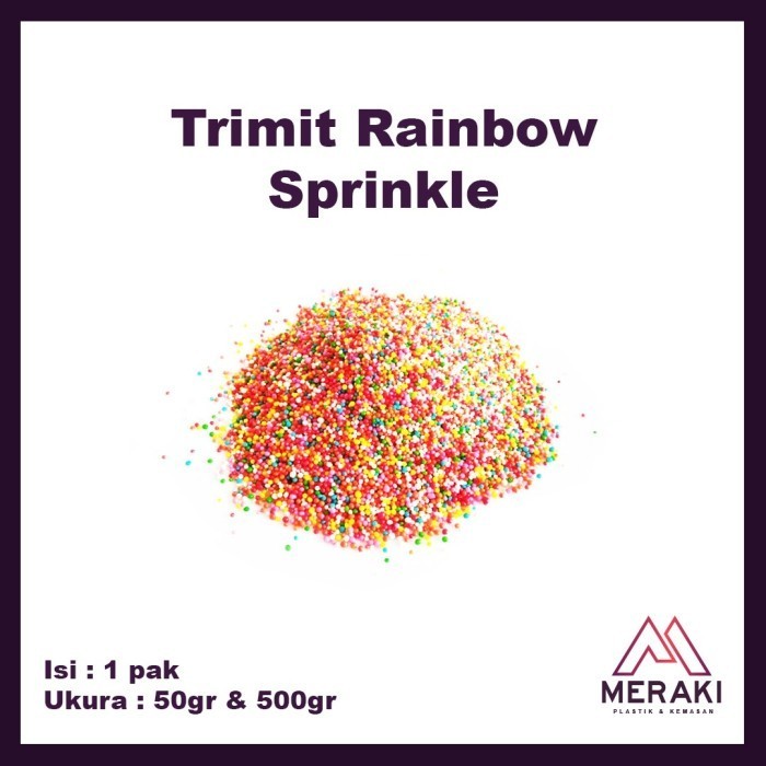 

Trimit Springkle Rainw Bahan Hias Kue Cake Warna Warni