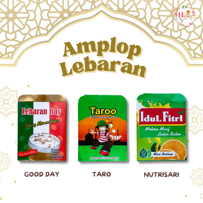 

Amplop Snack Unik / Amplop Lebaran Motif Snack Isi 10 Lembar 1