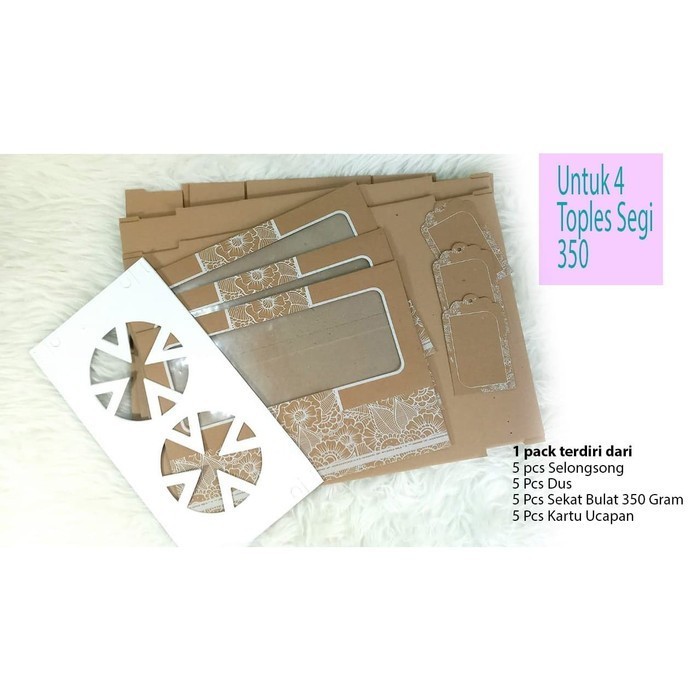 

Dus Imlek / Sincia / Kotak / Ry Kue Toples Cny Bahan Kraft