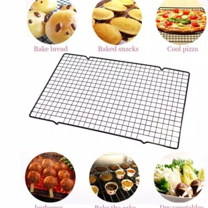

Rak Jaring Kawat Pendingin Kue/ Diy Bahan Stainless Steel