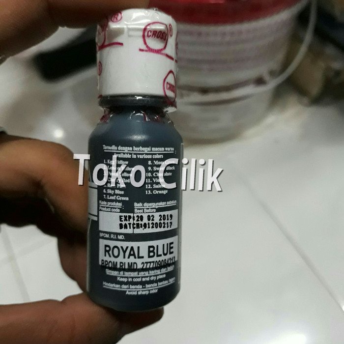 Sepuhan/Pewarna//Diva/Royal Blue/Liquid/Cair/Bahan/Makanan/Kue
