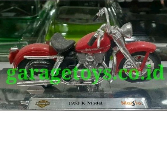 Maisto 1:18 Diecast Harley Davidson 1952 K Model