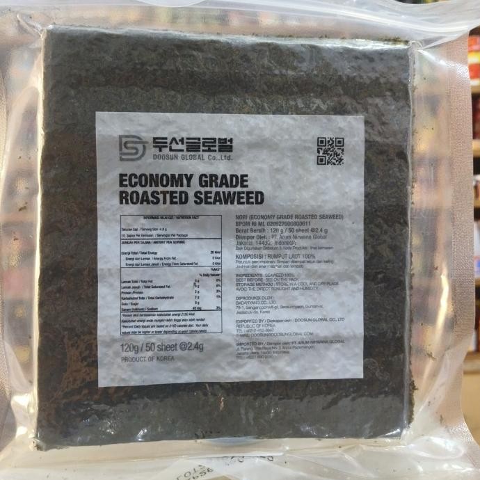 

Manjun Sushi Seaweed ECONOMY 50sheet/ 115gr H24M