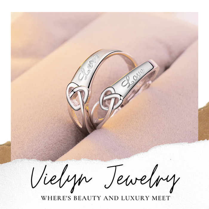 Cincin Couple Perak [ Vielyn Jewelry ]