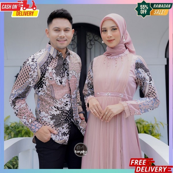 Cp Coupel Maxi Wanita Pria Bj Sarimbitan Kapel Cople Satu Lebaran Terbaru 2024 Pria Wanita Voupld Ga